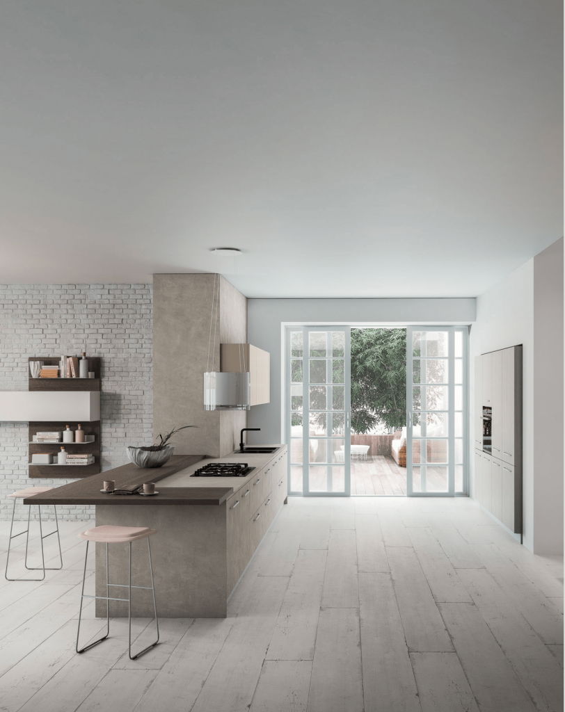 Cuisines Zecchinon - Modèle Helene avec extérieur