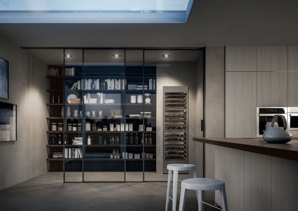 Cuisines Zecchinon - Modèle Isabel - Cave à vin