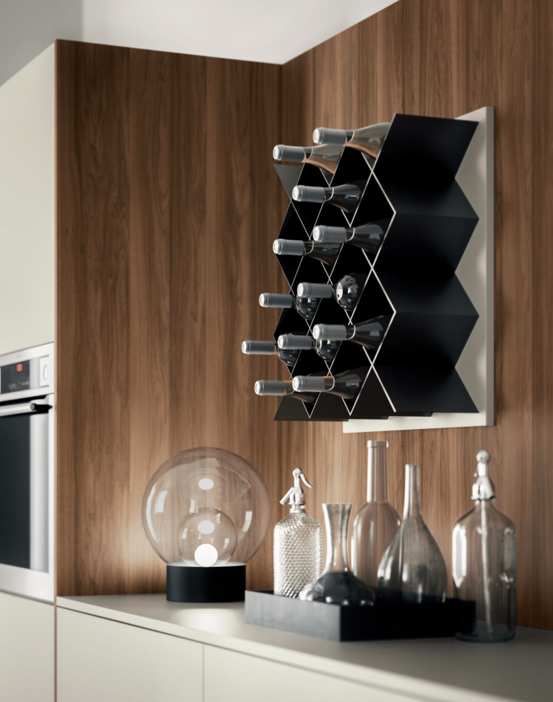 Cuisines Zecchinon - Modèle Kate - Rangement de bouteilles