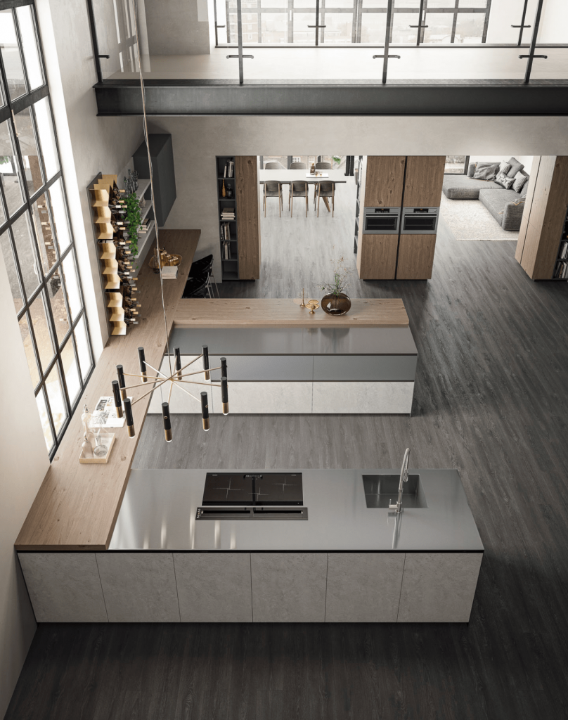 Cuisines Zecchinon - Modèle Kate - Grand espace