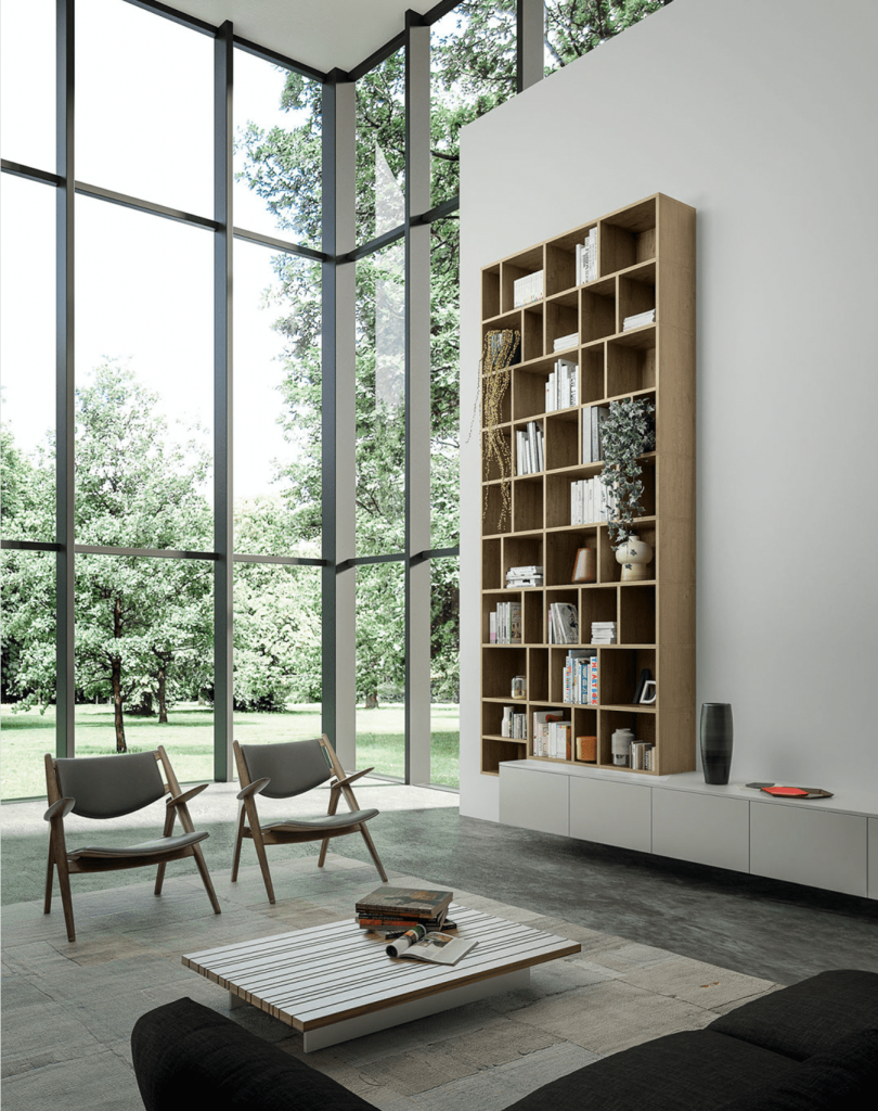 Cuisines Zecchinon - Modèle Sharon ouvert sur extérieur