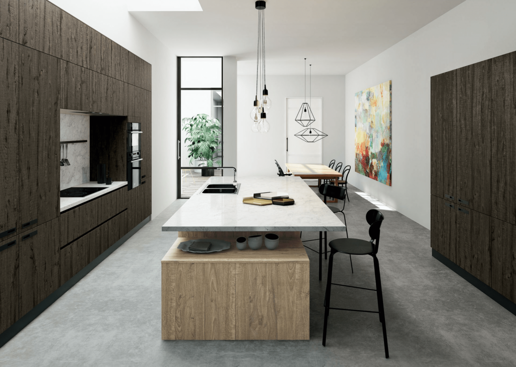 Cuisines Zecchinon - Modèle Sharon double plateau