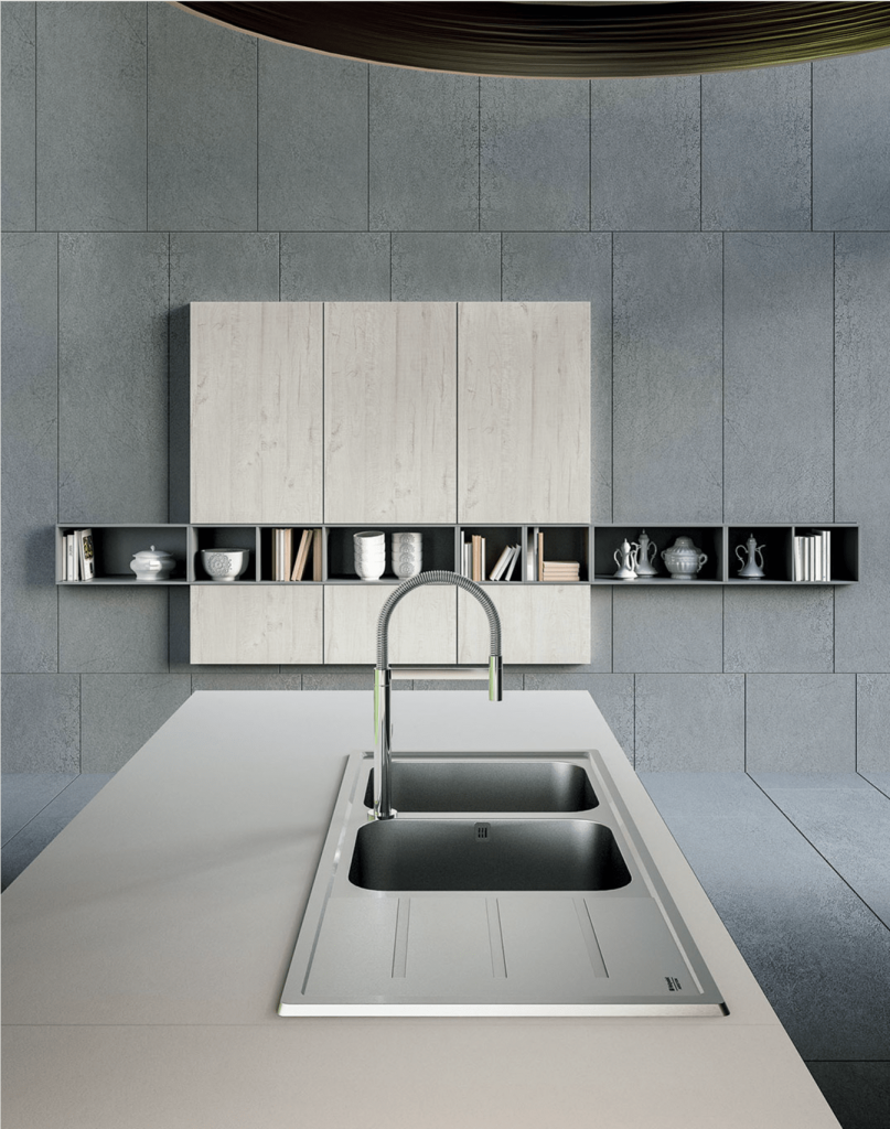 Cuisines Zecchinon - Modèle Sharon lavabo