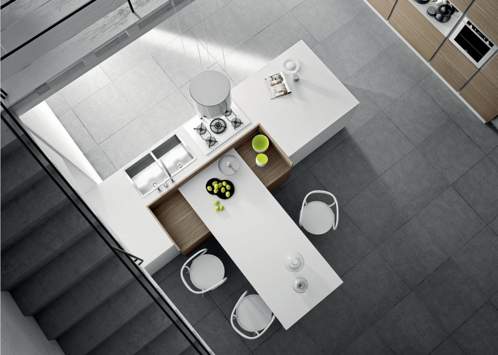 Cuisines Zecchinon - Modèle Tiffany cuisine ouverte