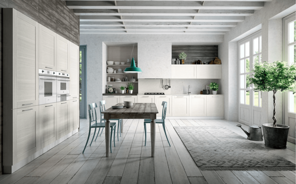 Cuisines Zecchinon - Modèle Tiffany avec table centrale